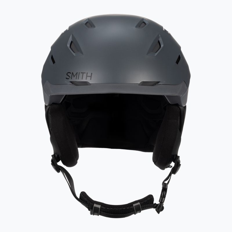 Ски каска Smith Level сива E00629 2