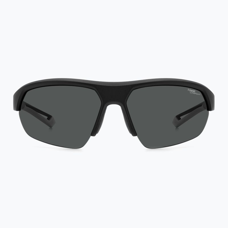 Polaroid PLD 7048/S матово черно/сиво поляризирани слънчеви очила с висок контраст 2