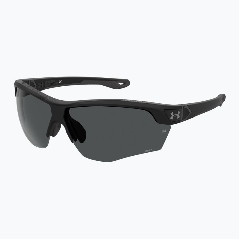 Слънчеви очила Under Armour Yard Dual S3 матово черно/сиво с олеофобно покритие 2