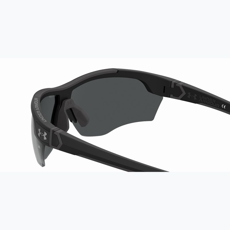 Слънчеви очила Under Armour Yard Dual S3 матово черно/сиво с олеофобно покритие 6