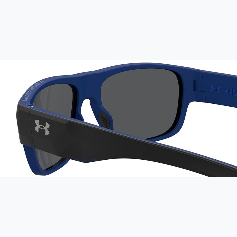 Мъжки слънчеви очила Under Armour Scorcher matte black blue/blu sky mirror 6
