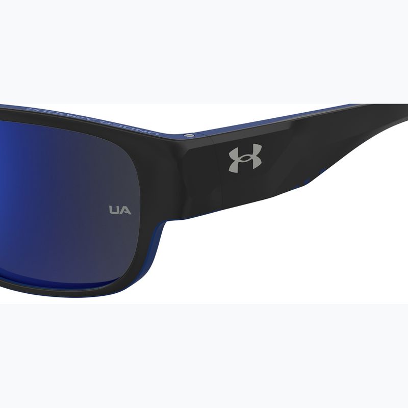 Мъжки слънчеви очила Under Armour Scorcher matte black blue/blu sky mirror 7