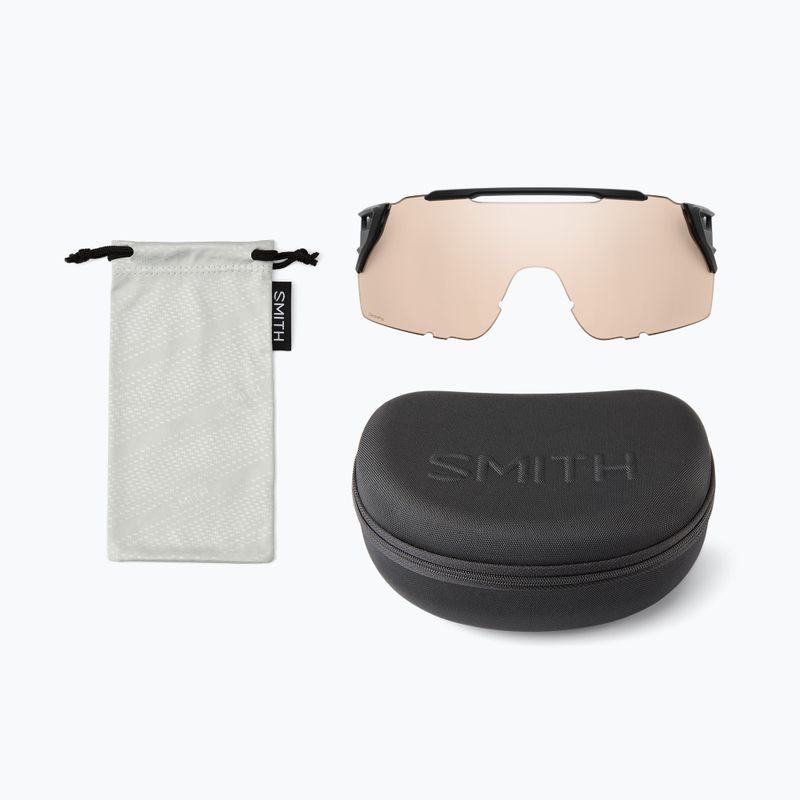 Слънчеви очила Smith Attack MAG MTB matte black/photochromic red mirror 4