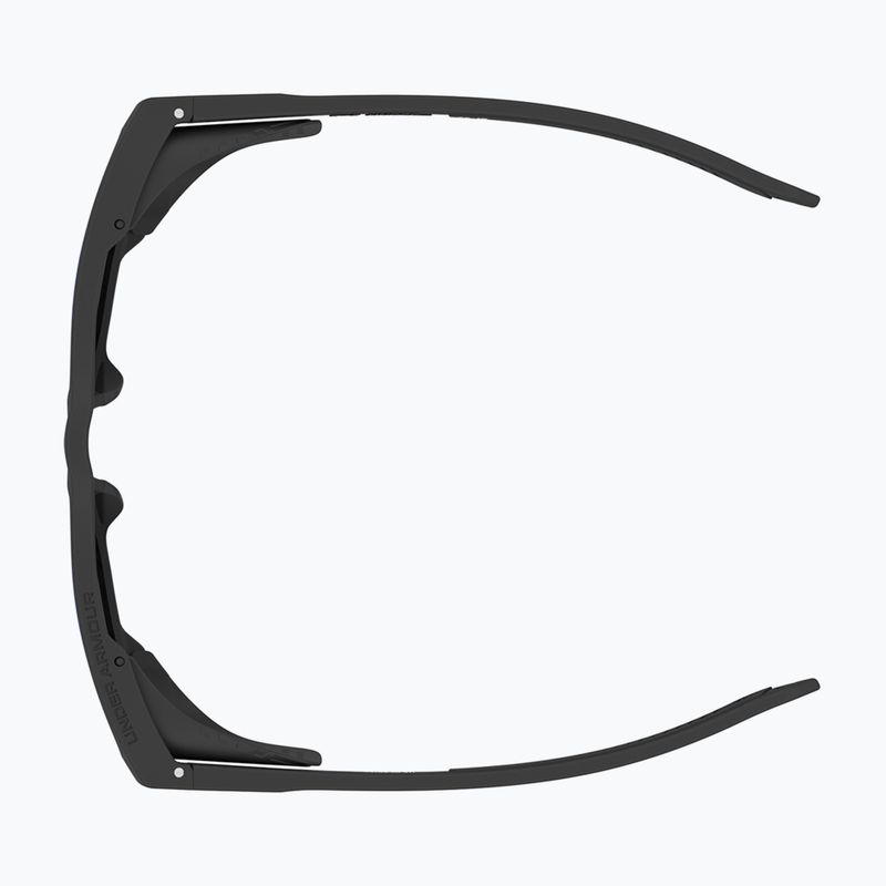 Мъжки поляризирани слънчеви очила Under Armour Glacial matte black/grey blue mirror silver o 5
