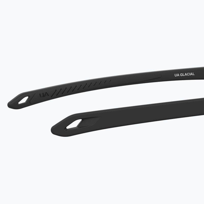 Мъжки поляризирани слънчеви очила Under Armour Glacial matte black/grey blue mirror silver o 8