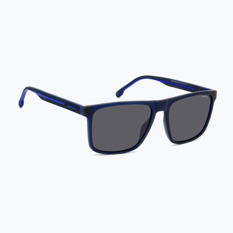 Мъжки слънчеви очила Carrera 8064/S матово синьо/сиво