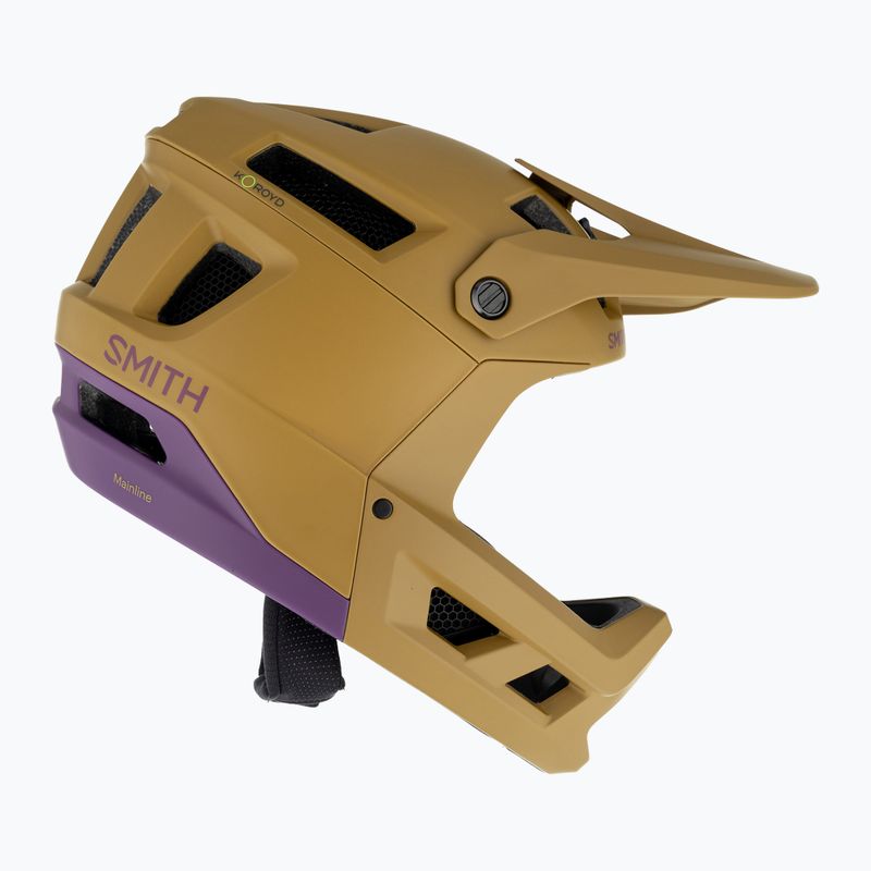 Велосипедна каска Smith Mainline MIPS matte coyote/indigo 4