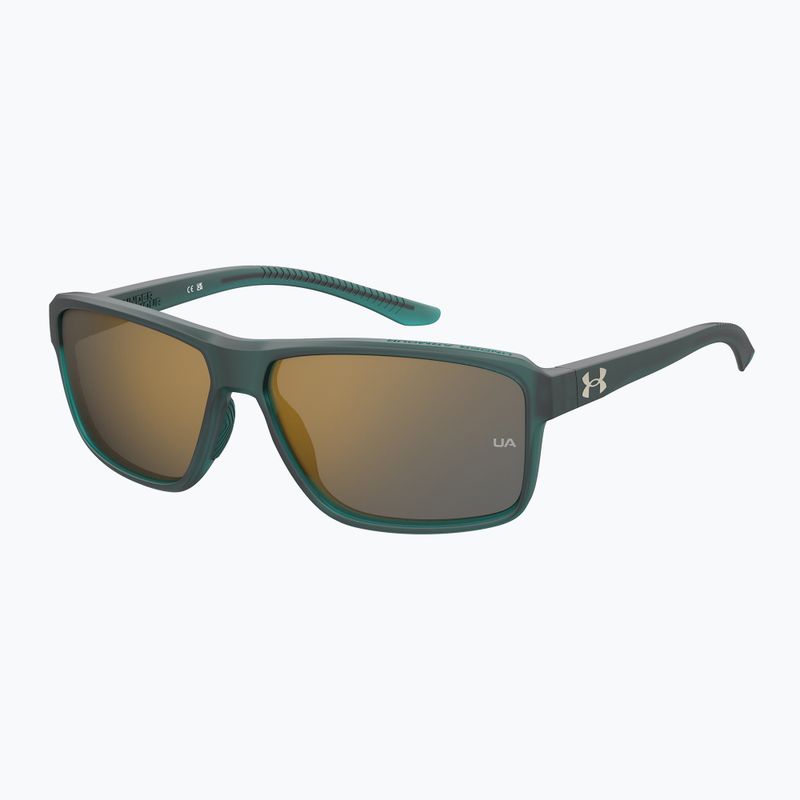 Слънчеви очила Under Armour Kickoff S3 crystal teal/copper mirror за мъже 2