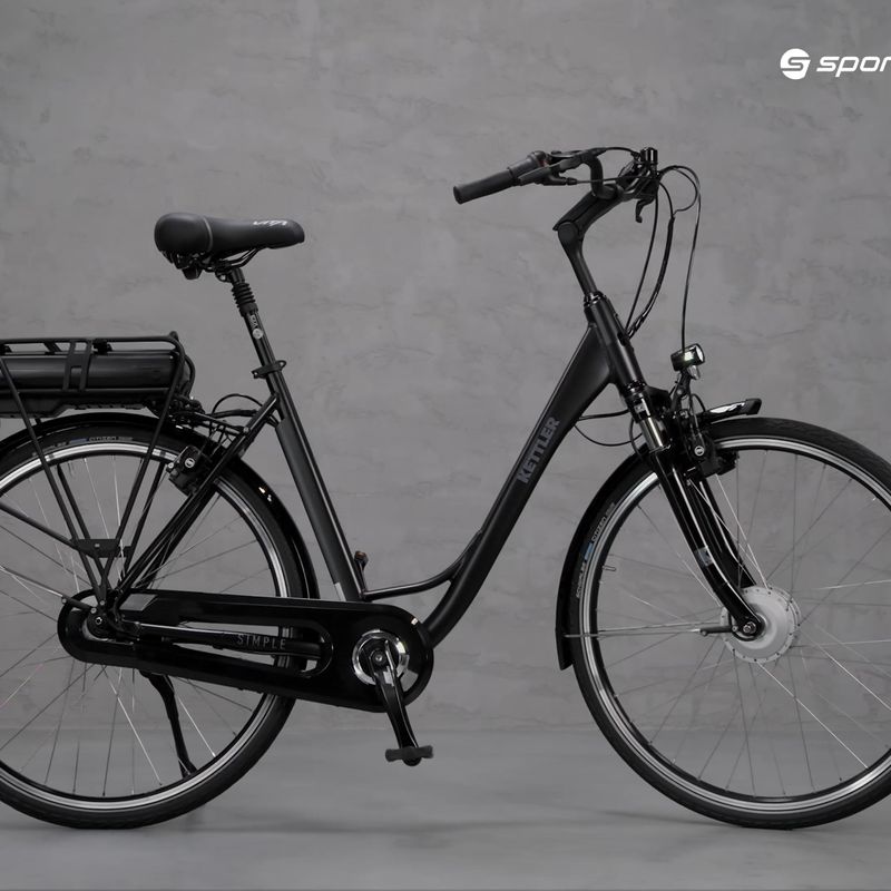 KETTLER Ebike Simple 7G черен електрически велосипед 16