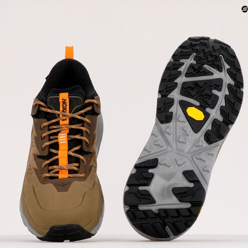Мъжки ботуши за трекинг HOKA Kaha Low GTX brown 1118586 9
