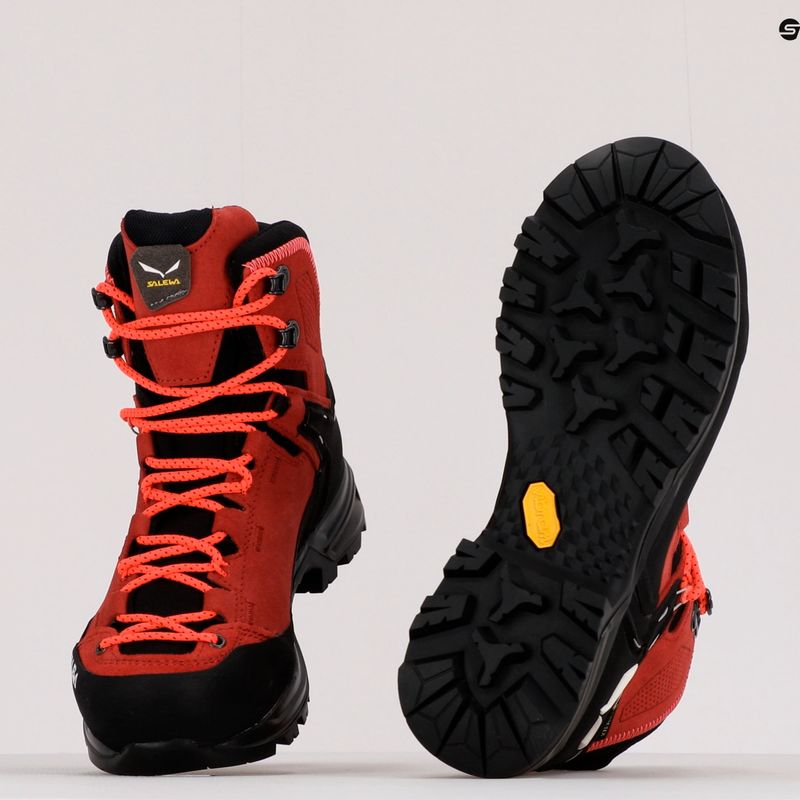 Дамски ботуши за трекинг Salewa MTN Trainer 2 Mid GTX red dahlia/black 11