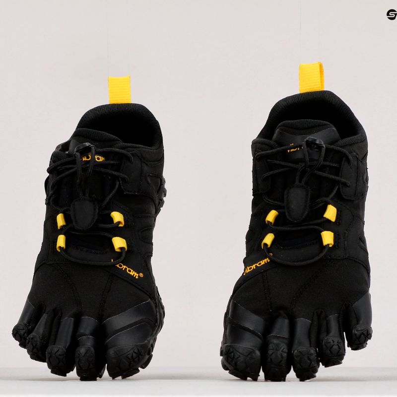 Дамски обувки за боси крака Vibram FiveFingers V-Trail 2.0 black/yellow 9