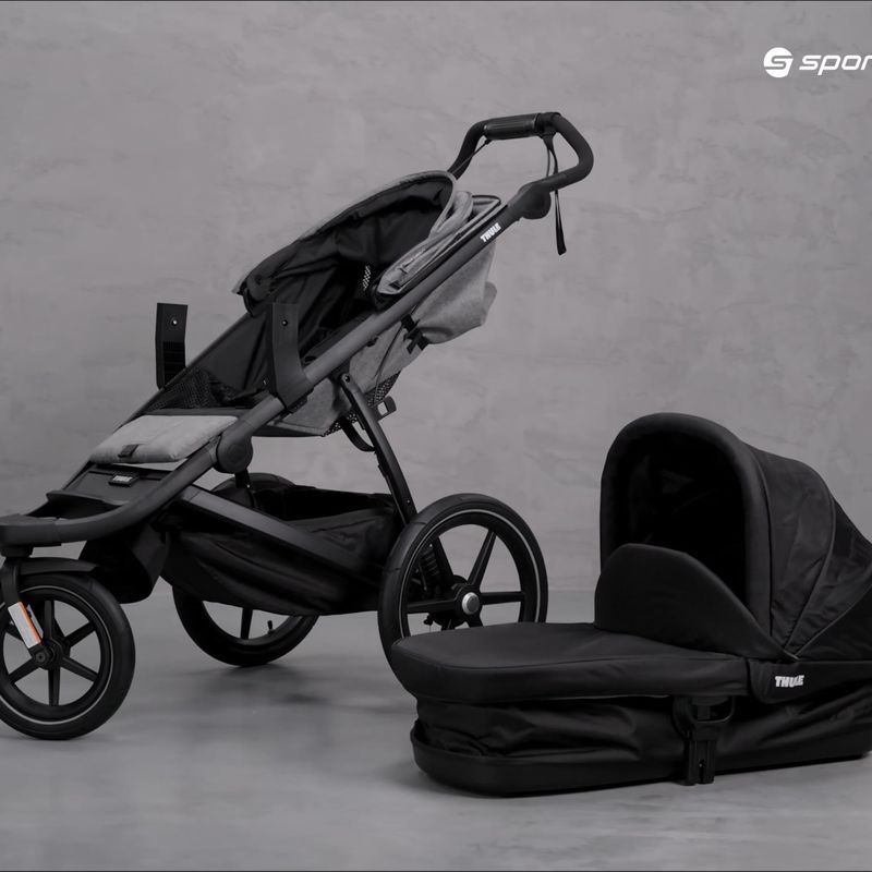 Thule Urban Glide 2 детска количка за джогинг + кошче за новородено сиво 10101965 15