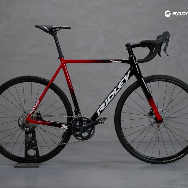 Велосипед за крос-кънтри Ridley X-Night Disc GRX600 2x XNI08As черен/червен 13