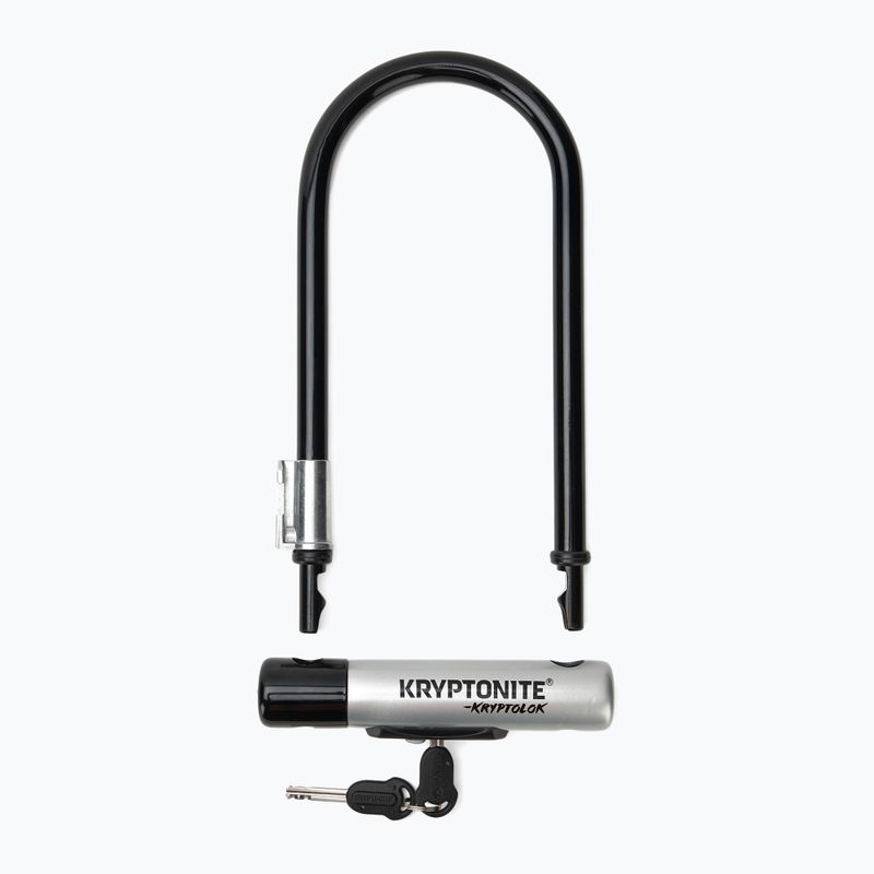 Ключалка за велосипед Kryptonite Kryptolok Standard U-Lock + кабел Kryptoflex черна/сива 2