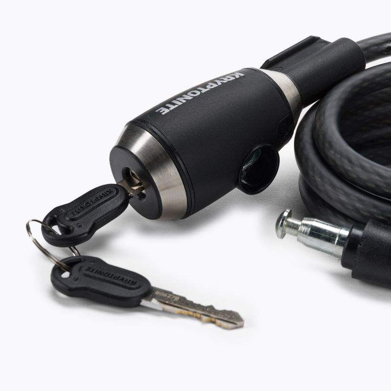 Ключалка за велосипед Kryptonite KryptoFlex 1018 black Key Cable 3