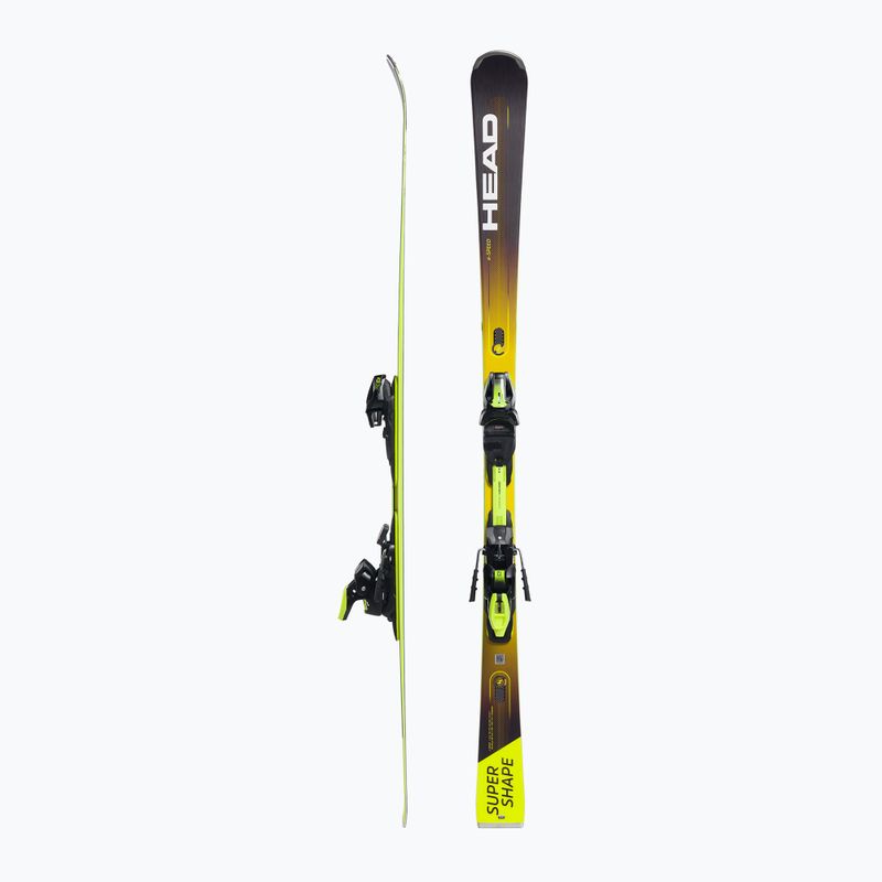HEAD Supershape e-Speed SW SF-PR+PRD 12 жълти 313321/100857 ски за спускане 2