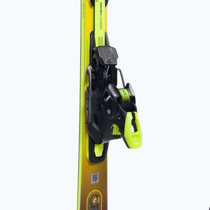 HEAD Supershape e-Speed SW SF-PR+PRD 12 жълти 313321/100857 ски за спускане 7
