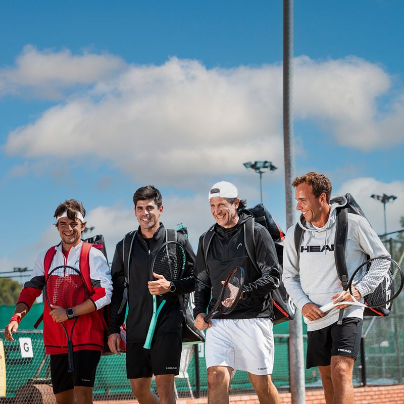 Мъжки потник за тенис HEAD Club Byron Hoodie сив 811449GM 6