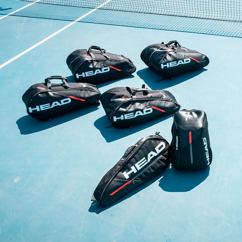 Чанта за тенис Head Tour Team 6R black/orange 283482 9