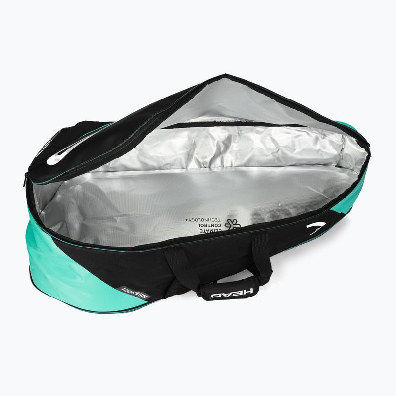 Чанта за тенис HEAD Tour Team 6R 53,5 л черна/синя 283482 6