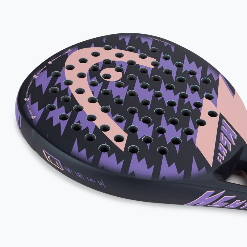 Гребло HEAD Flash Black and Pink 228272 5