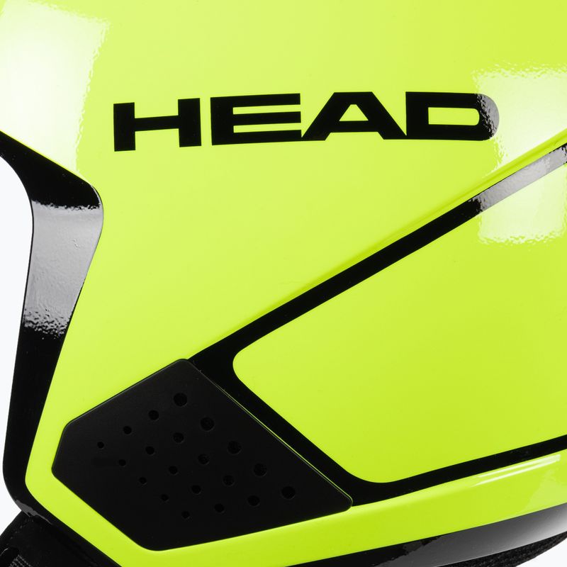 Детска ски каска HEAD Downforce Jr  жълта 320310 6