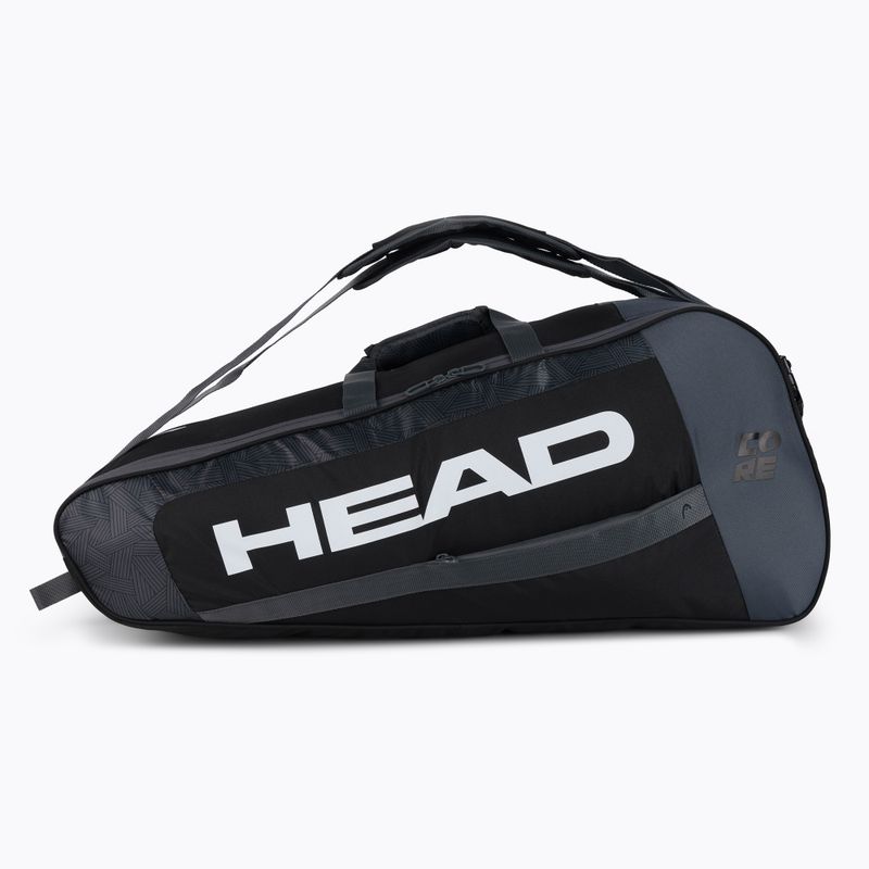 HEAD Core 6R Combi тенис чанта черна 283401 2