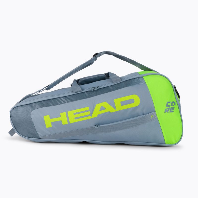 HEAD Core 6R Combi тенис чанта сива 283401 2