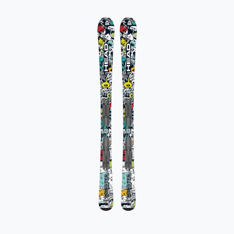 Детски ски за спускане със ски автомати HEAD  Monster Easy JRS + Jrs 7.5 GW CA white/black 2