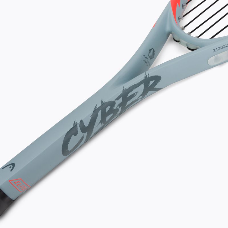 HEAD Cyber Elite 2022 скуош ракета сива 213032 6