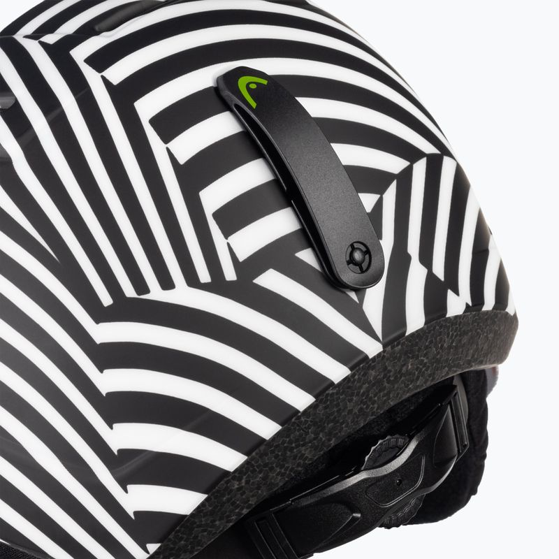 Детска ски каска HEAD Mojo Visor S2 в бяло и черно 328152 8