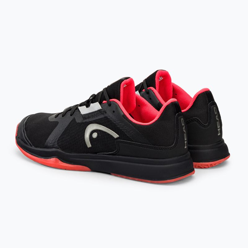 Обувки за скуош HEAD Sprint Team 3.5 Indoor black/coral 3