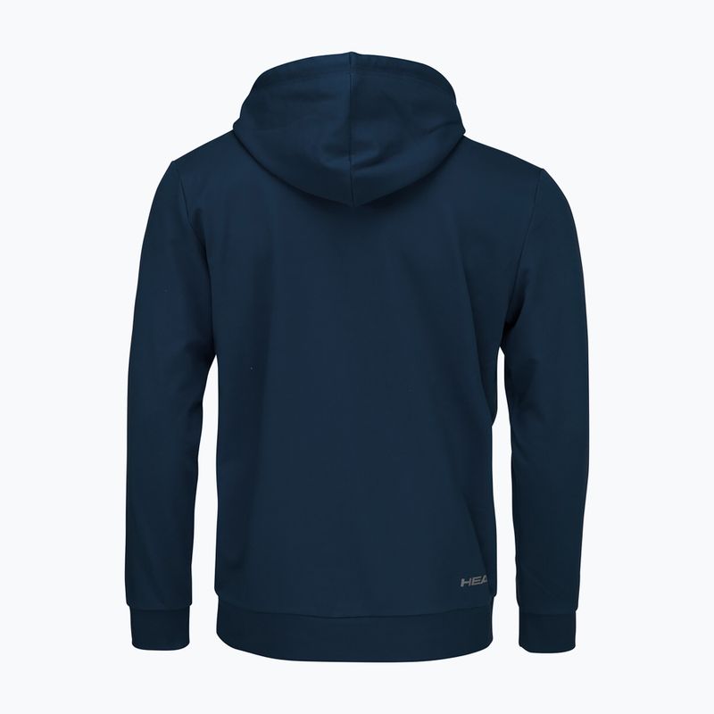 Мъжки тенис суитшърт HEAD Club Byron Hoodie тъмно синьо 811449NV 2