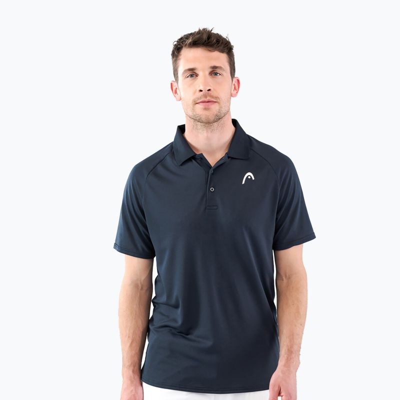 Мъжка тениска HEAD Performance Polo, тъмносиня 811403NV