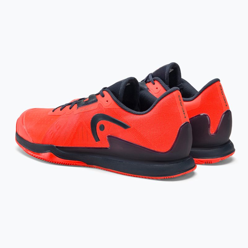 HEAD Sprint Pro 3.5 Clay мъжки обувки за тенис fiery coral/blueberry 3