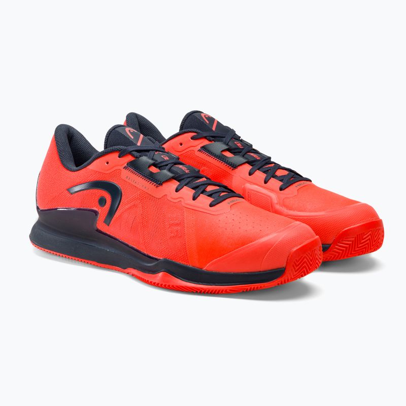 HEAD Sprint Pro 3.5 Clay мъжки обувки за тенис fiery coral/blueberry 4