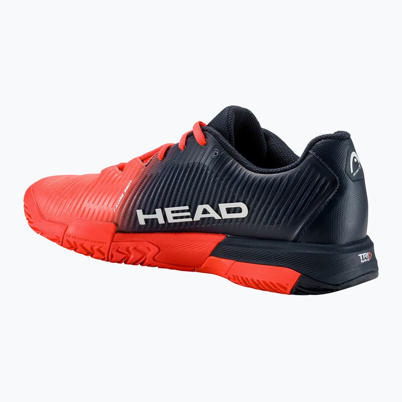 Мъжки обувки за тенис HEAD Revolt Pro 4.0 blueberry/fiery coral 9