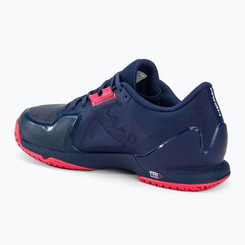 Дамски обувки за тенис HEAD Sprint Pro 3.5 Clay dark blue/azalea 3