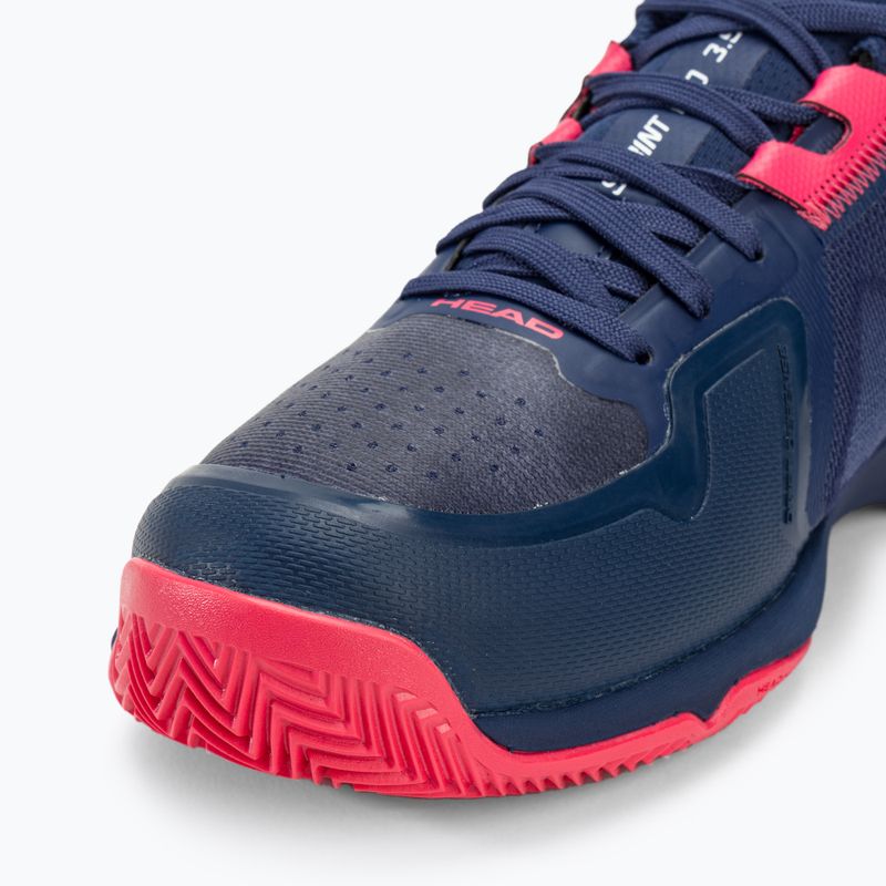 Дамски обувки за тенис HEAD Sprint Pro 3.5 Clay dark blue/azalea 7