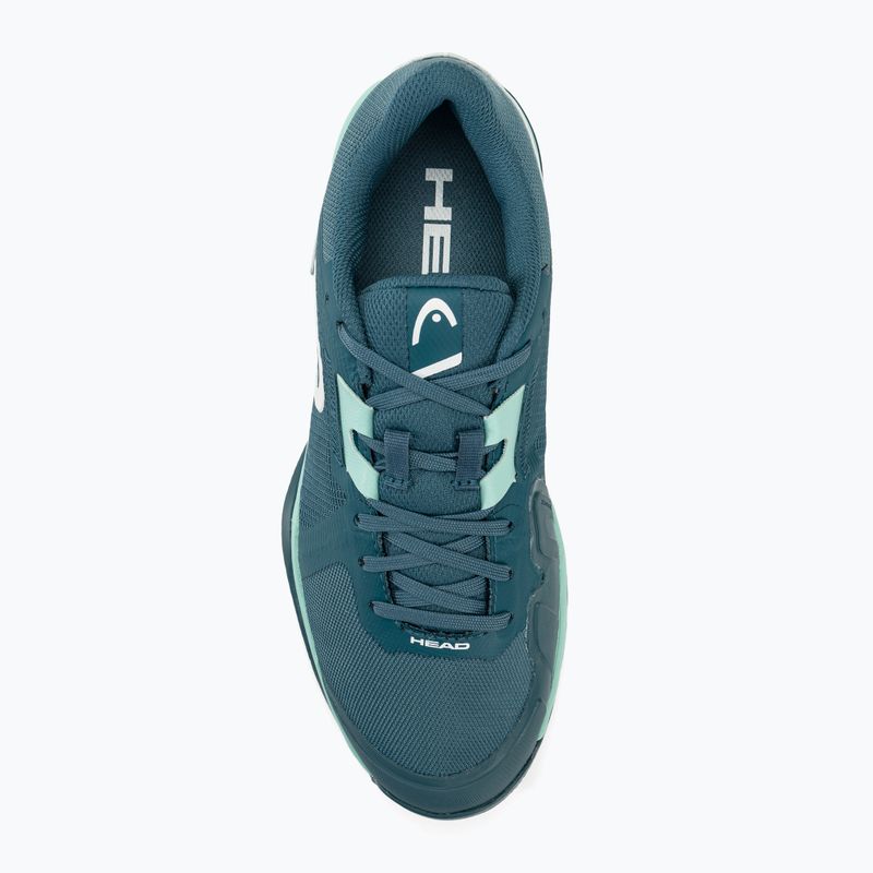 Дамски обувки за тенис HEAD Sprint Team 3.5 Clay blueestone/teal 5