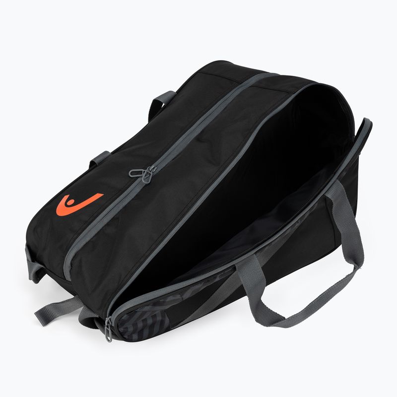 Чанта HEAD Base Padel M черно-оранжева 261343 6