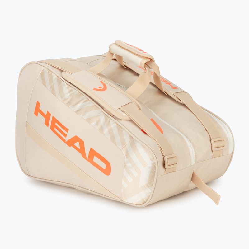 Чанта за падел HEAD Base Padel Bag M Chamomle/Corduroy White 5
