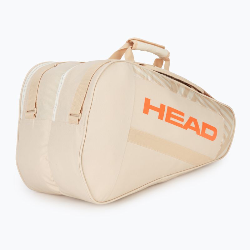 Чанта за падел HEAD Base Padel Bag M Chamomle/Corduroy White 6