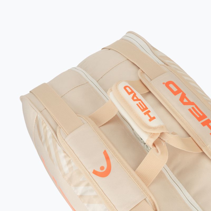 Чанта за падел HEAD Base Padel Bag M Chamomle/Corduroy White 8