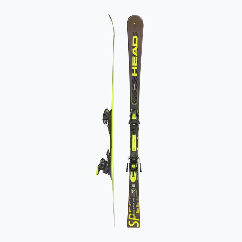HEAD Supershape e-Speed SW SF-PR + PRD 12 черни/неоново жълти ски за спускане 2
