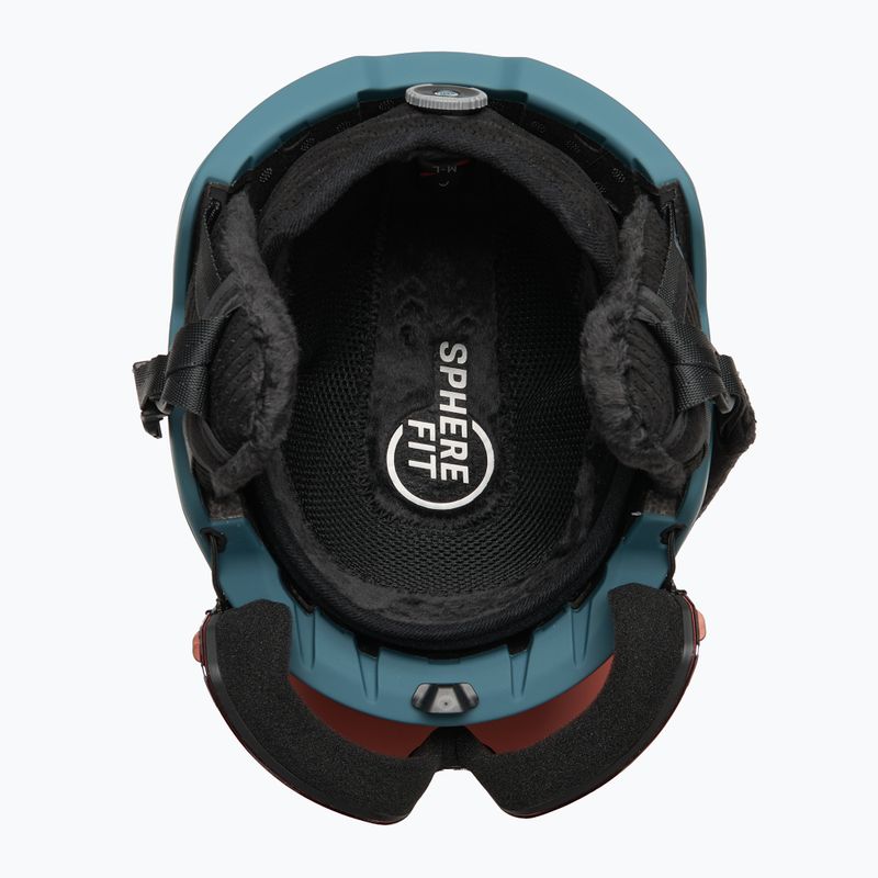 Скиорска каска HEAD Radar night petrol/silver red 5