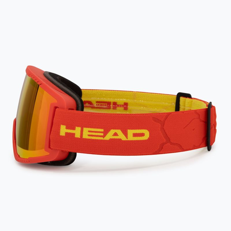 Скиорски очила HEAD Contex red/red/fmr yellow red 4