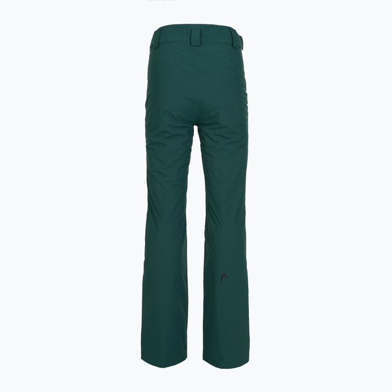 Дамски скиорски панталони HEAD Joy dark teal 2