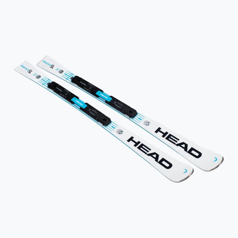 Пистови ски HEAD WC Rebels e-SL RP EVO 14 + автомати Freeflex 14 GW white/blue 2